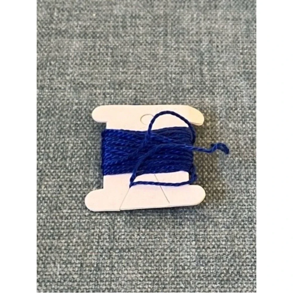 Blue Needlepoint Thread Yarn